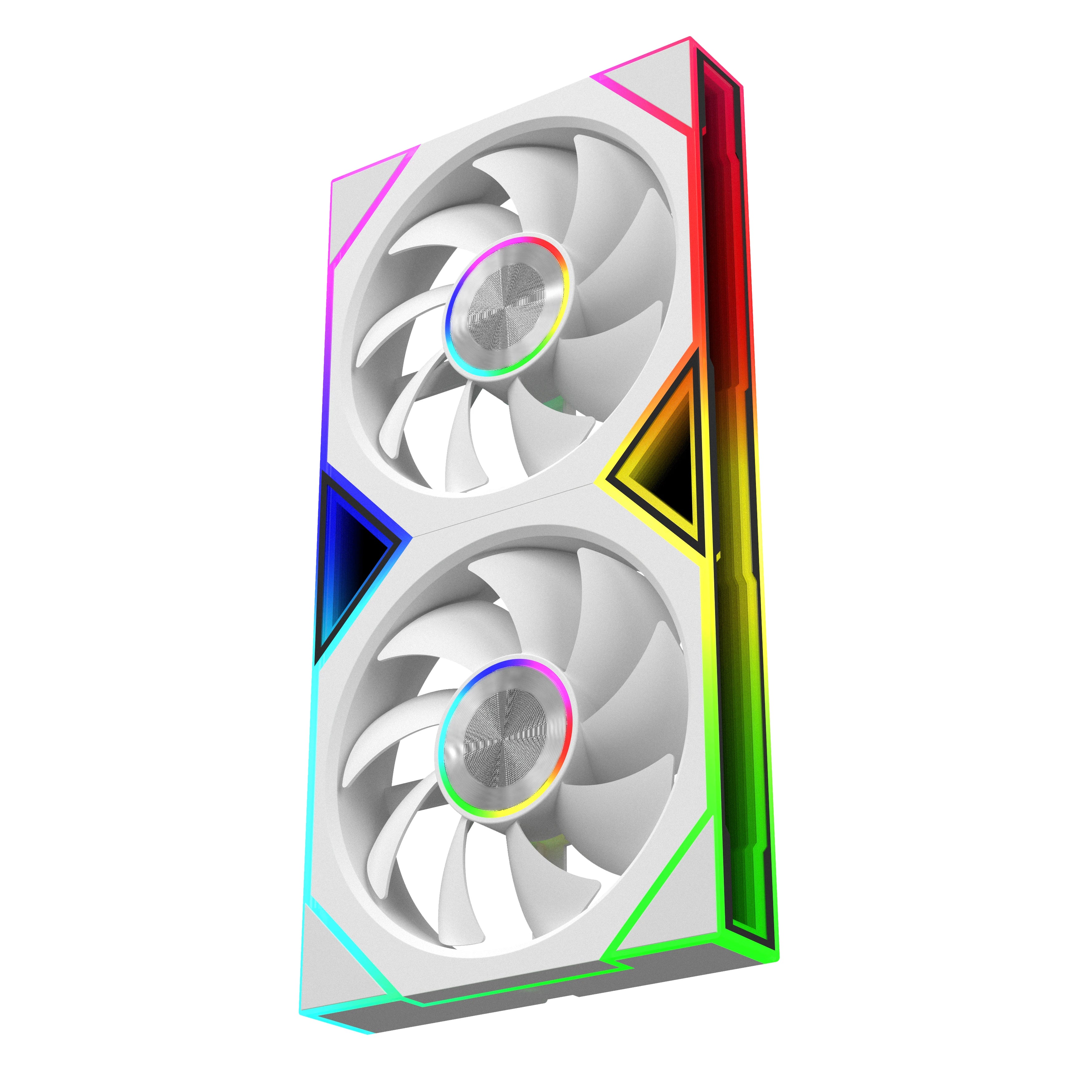 WZ-120/240/360 PC Case Fan ARGB Motherboard Sync Combination Structure Cold Exhaust Cooling Fan Ventilador