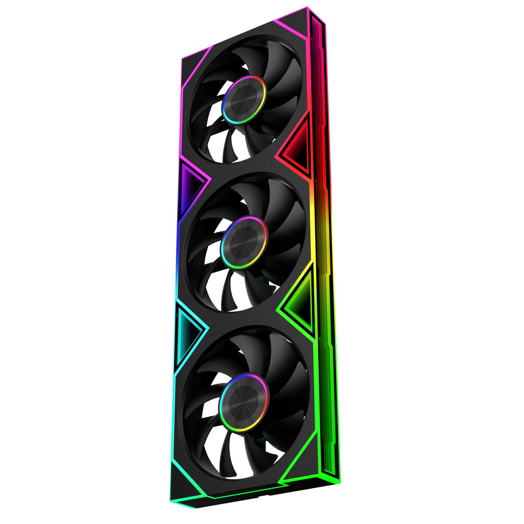 WZ-120/240/360 PC Case Fan ARGB Motherboard Sync Combination Structure Cold Exhaust Cooling Fan Ventilador