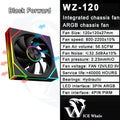 WZ-120/240/360 PC Case Fan ARGB Motherboard Sync Combination Structure Cold Exhaust Cooling Fan Ventilador